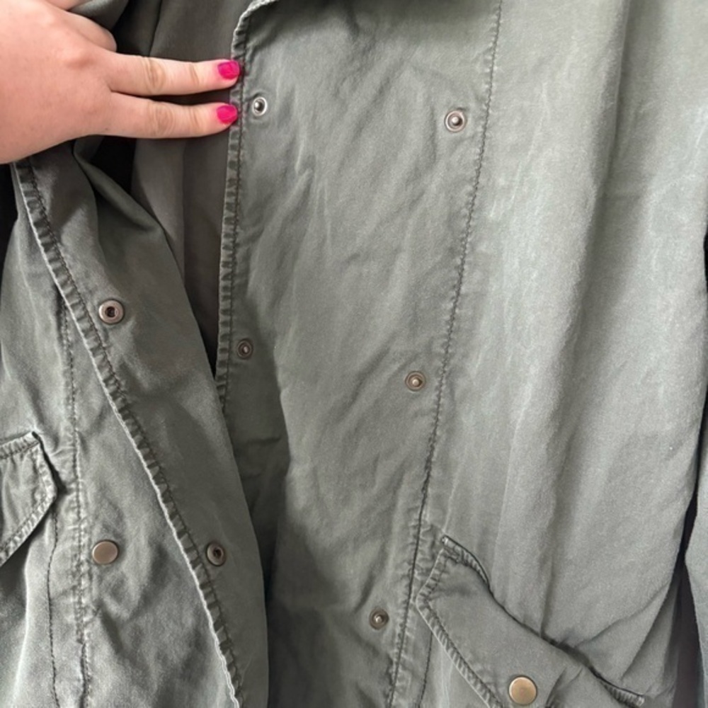Old Navy Army Green Utility Jacket - Picture 5 of 12